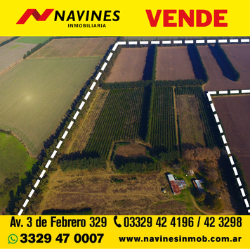 EXCEPCIONAL Fracción de 60 HAS Agrícolas con casco y Mejoras - SAN PEDRO